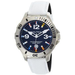 Nautica Mens N12568G BFD 101 Blue Dial Watch New with Tags No Box