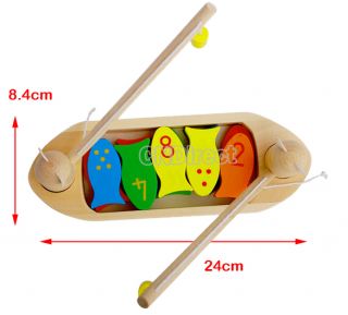 New Children Wooden Fishing Boat Magnetic Rods & Fish, Toy