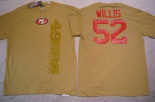 80 Mens 100 Licensed NFL Apparel 49ers Patrick Willis Football Jersey