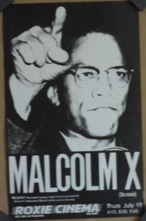 Malcolm x Original Movie Poster