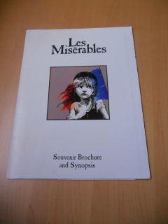 Les Miserables Musical Broadway Souvenir Program 6 96