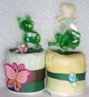 Frog 1 Baby Diaper Cupcakes Cakes Shower Gift Birthday