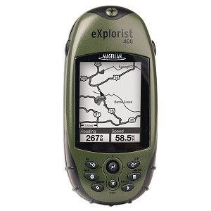 NEW Magellan eXplorist 400 Handheld GPS Unit Green Portable Waterproof