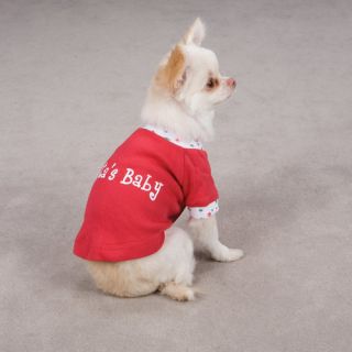 Shirt Santas Baby Onesie Chihuahua Maltese Yorkie Poodle Christmas NEW
