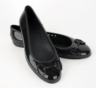 Gucci Flats Shoes Rubber Horsebit Logo 35g 5 5