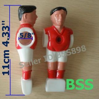 Foosball Soccer Table Football Player Man Figure Red