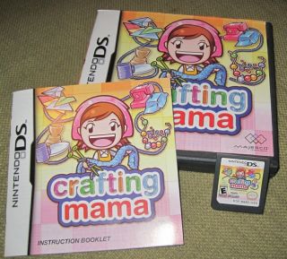 Crafting Mama Nintendo DS w Case Booklet Game