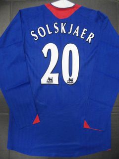 Solskjaer Manchester United Player Issue L s Jersey