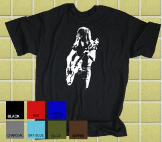 Malcolm Young AC DC Retro Rock T Shirt All Sizes