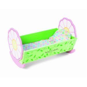 Manhattan Toy Lullaby Wooden Cradle for Baby Stella New Doll