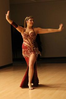 Belly Dance Costume Professional Baladi Dress Hanan Mahmoud