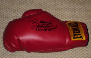 Manny Pacquiao Signed Boxing Glove Everlast Pacman COA