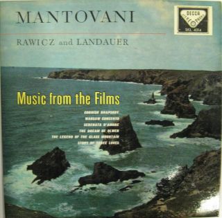 Mantovani Vinyl LP Music from The Films SKL 4014 Stereo