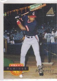 Manny Ramirez Pinnacle 1994 Rookie Prospect Card 244
