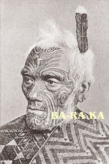 Maori Warrior Chief Moko Postcard Ethnic Tattoo Photo