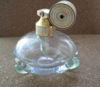 Marcel Franck Perfume Atomizer Blown Glass Bottle Circa 1940