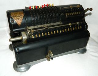 Antique 1920s Marchant Mechanical Calculator Art Deco Era Serial