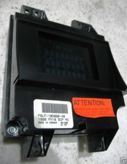 97 98 Lincoln Mark VIII Center Dash Info Display Module