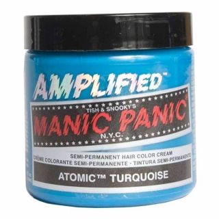 MANIC PANIC AMPLIFIED Semi Permanent Hair Dye Color ATOMIC TURQUOISE
