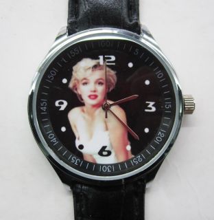 Marilyn Monroe Leather Strap Watch New