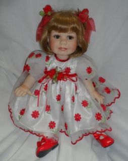 Organza Porcelain Collectible Toddler Doll Marie Osmond
