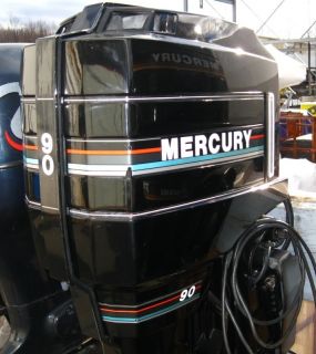 Mercury 90 HP 20 Shaft Outboard Boat Marine Motor 90ELPTO