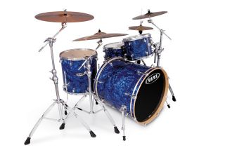 Mapex Pro M Liquid Blue Pearl 4 Piece Drum Set 22x20 12 16 14x7