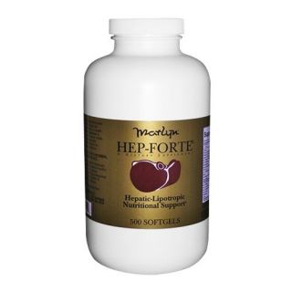 Hep Forte Marlyn Hepatic Lipotropic Nutritional Support 500 Softgels