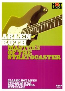 Arlen Roth Masters of The Stratocaster Guitar Hot Licks DVD HOT218