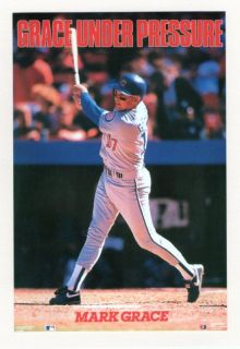 90s Costacos Mini Promo Poster Mark Grace Chicago Cubs