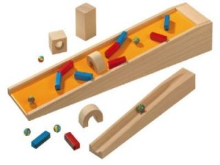 New Magnetic Stairs Wooden Marble Track