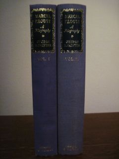 Marcel Proust George Painter Set 2V Illustrated Biography 1st Edition