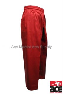 Red Martial Arts Karate Taekwondo Gi Uniform Pants Size 2