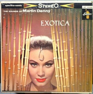 Martin Denny Exotica LP VG LST 7034 Vinyl 1957 Record Black Label Low