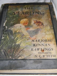 1947 Scribners The Yearling by Marjorie Kinnan Rawlings, w Pictures N