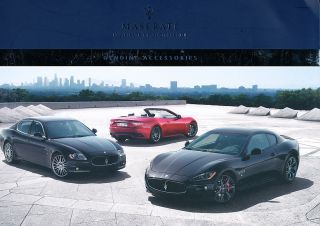 Maserati Accessories 106 Page Brochure Book Quattroporte Granturismo