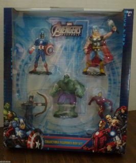 Marvel Avengers Figures Hulk Iron Man Captain America Thor Hawkeye NIP