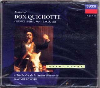 Massenet Don Quichotte Crespin Ghiaurov Kord 2CD Decca SEALED