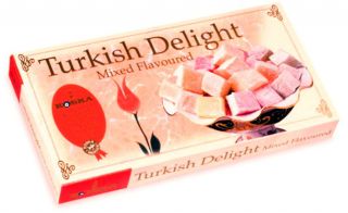 Traditional Plain Gum Mastic Mixed Flavoured Turkish Delight Koska 500