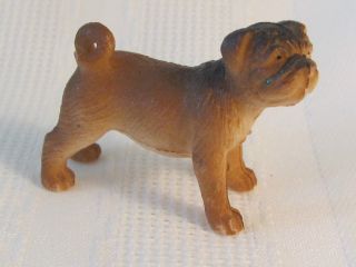 Vintage Chinese Pug Mini Puppy Dutch Mastiff Bull Dog Pencil Topper 1