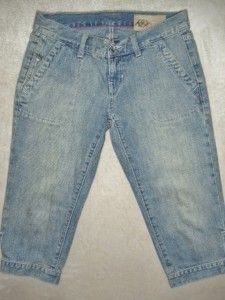 0631 Gap Size 2 Capri Cropped Blue Jeans Low Rise 31x18 Pants