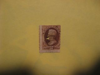 US Stamp Scott 135 Used 1870 Andrew Jackson 2c Bank Note