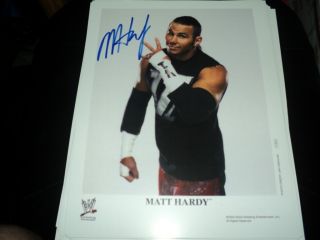 Matt Hardy Hardy boyz Autographed Promo Wrestling WWE TNA WCW NWA ECW