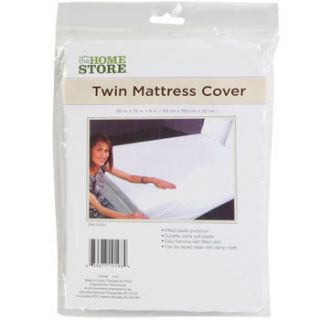 TWIN SIZE MATTRESS COVER Durable Extra Soft Plastic Fitted Protector