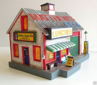 Matthews Route 66 Gas Station Country Store Lights Up O Scale