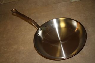 Mauviel Professional Copper 11 3 4 Fry Pan New