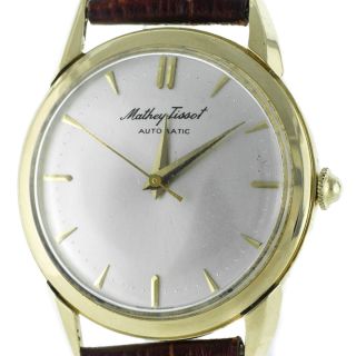 Mathey Tissot 14kt Yellow Gold Vintage Automatic Mens Watches
