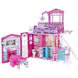 Mattel Barbie Girls Kit Furniture Decorator Glam Dollhouse Doll