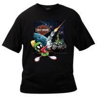 WB Looney Tunes Dealer Tee Shirt Marvin The Martian Black