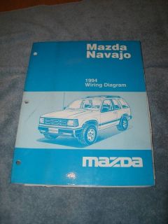 1994 Mazda Navajo Factory Wiring Diagram